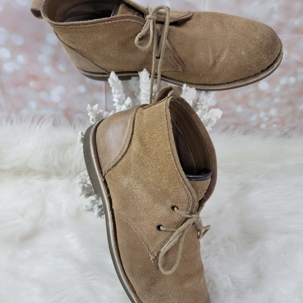 MARC NEW YORK Andrew Marc Suede Stanton Chukka Boots Lace Up Rugged Classic 12